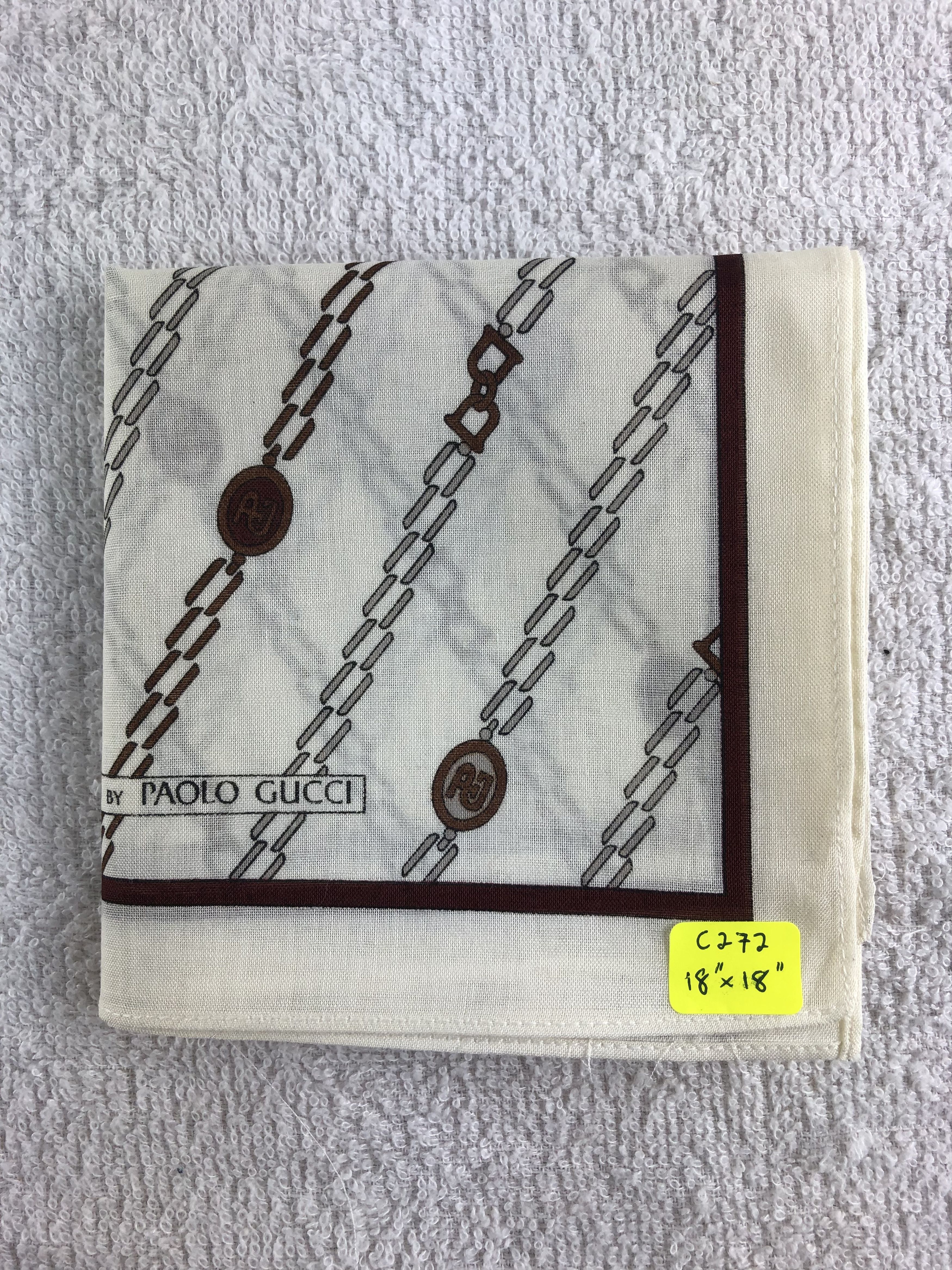 Paolo Gucci Paolo Gucci Handkerchief / Bandana / Neckerchief C272 Size ONE SIZE - 6 Thumbnail