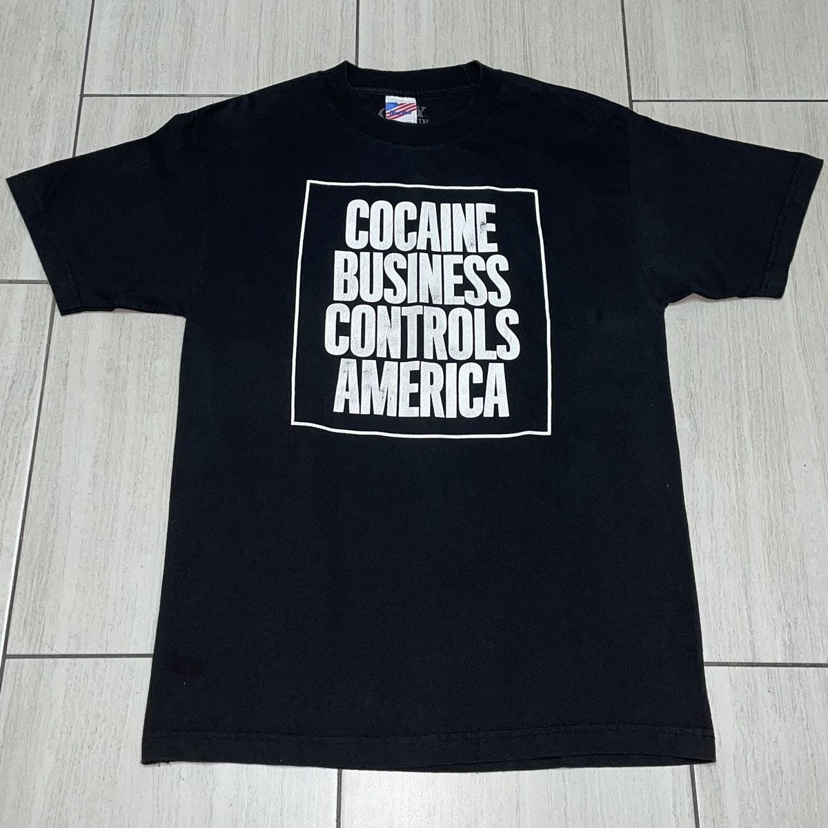 City Morgue × Vintage Cocaine Business Controls America T-shirt Size US M / EU 48-50 / 2 - 1 Thumbnail
