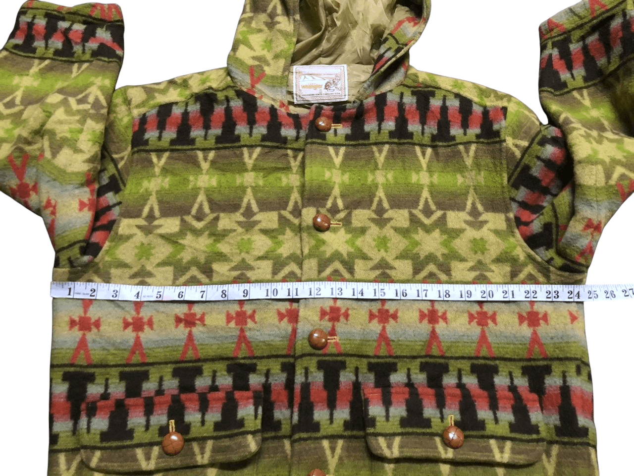 Wrangler Vintage Wrangler Lady Native Navajo Wool Jacket Hooded Size L / US 10 / IT 46 - 15 Thumbnail