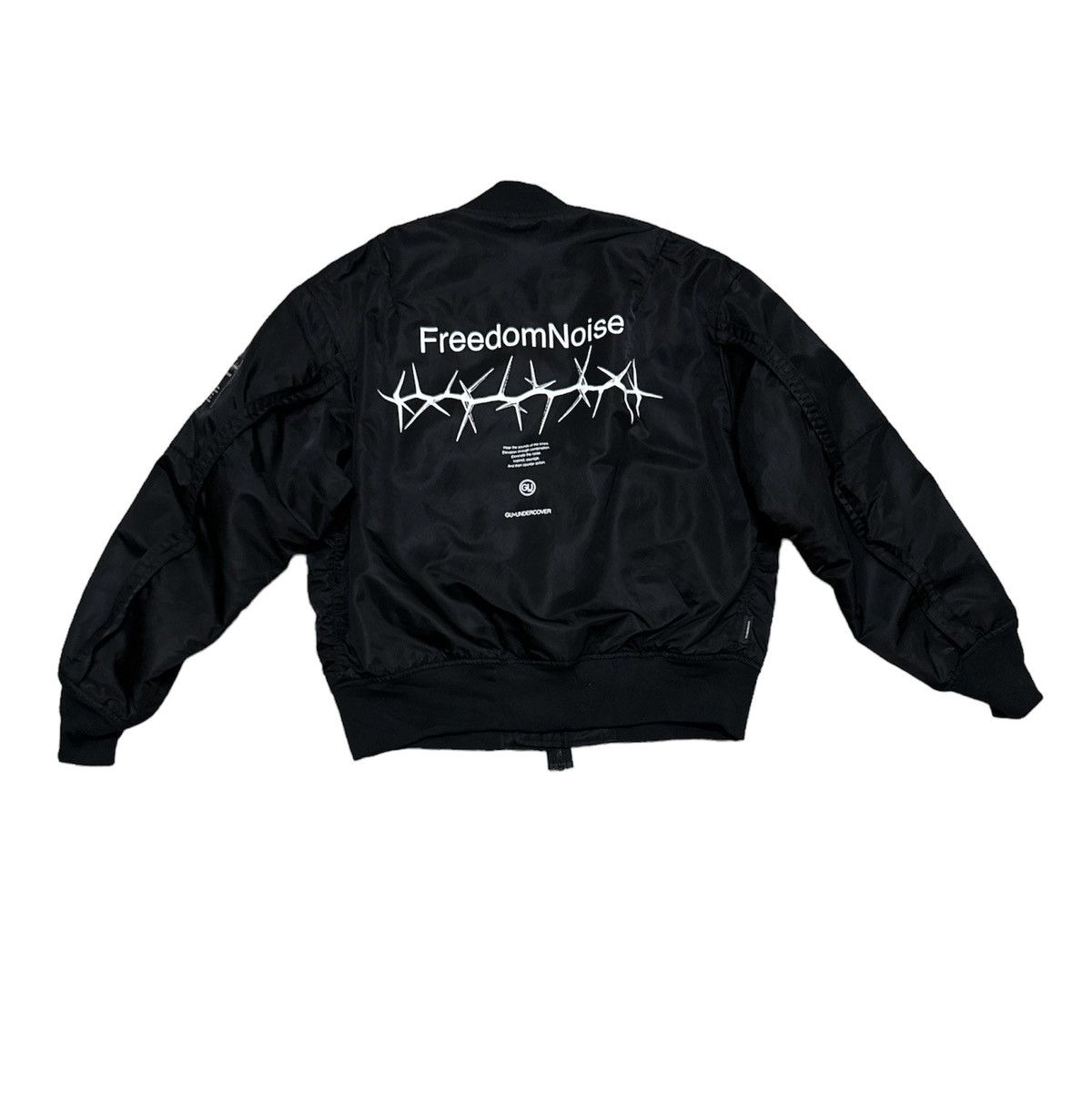 Undercover Undercover X GU Freedomnoise MA-1 Bomber Jacket Design 