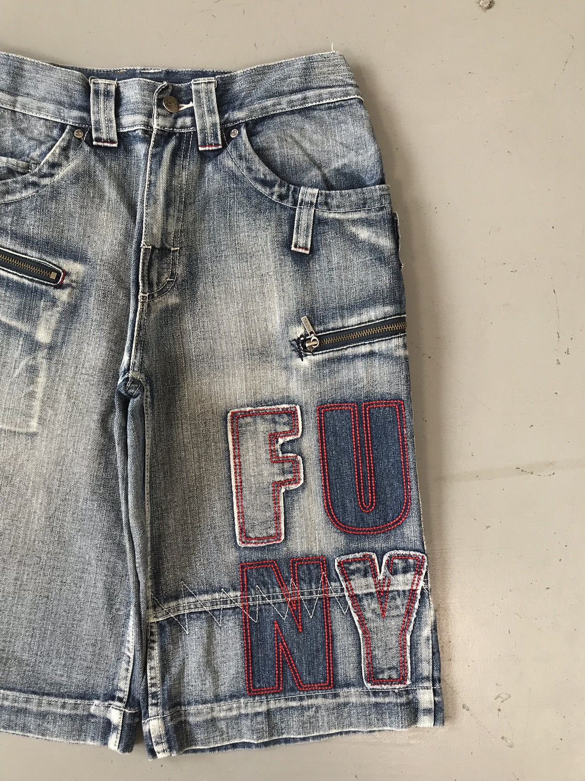 Crazy vintage Fubu denim short