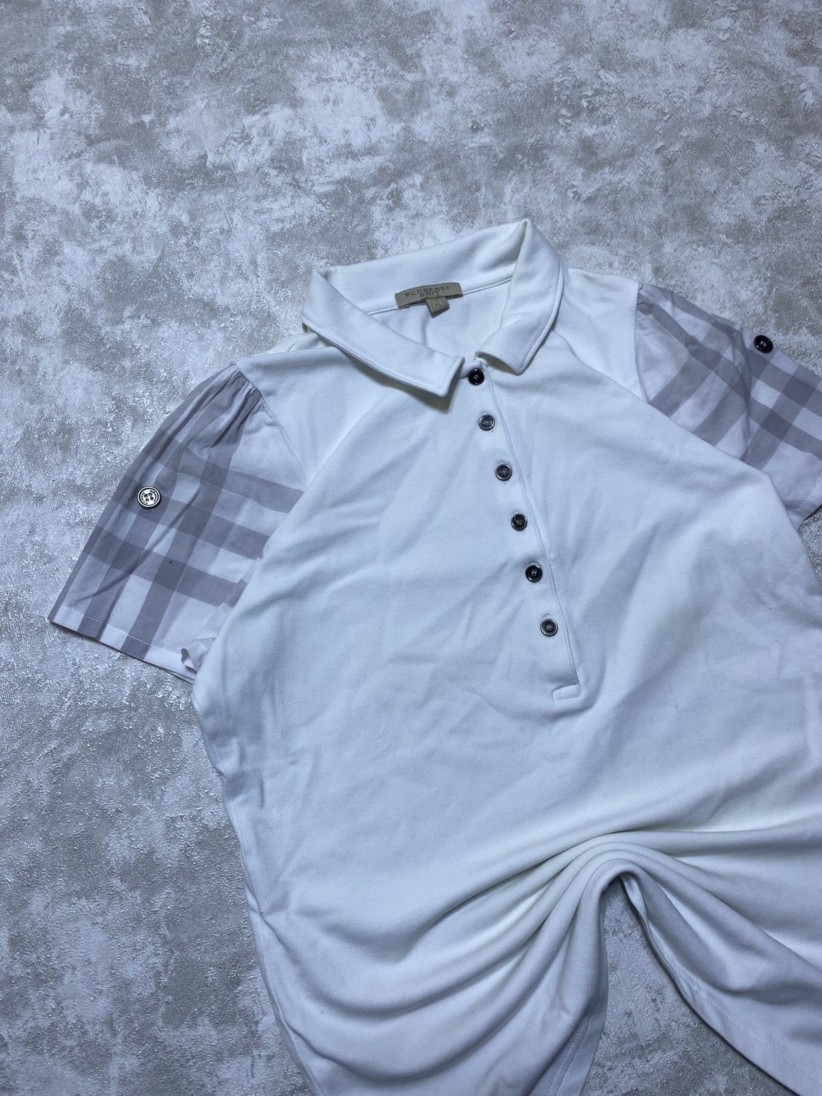 Burberry Crazy Vintage Women’s Polo Burberry Size XL / US 12-14 / IT 48-50 - 2 Thumbnail