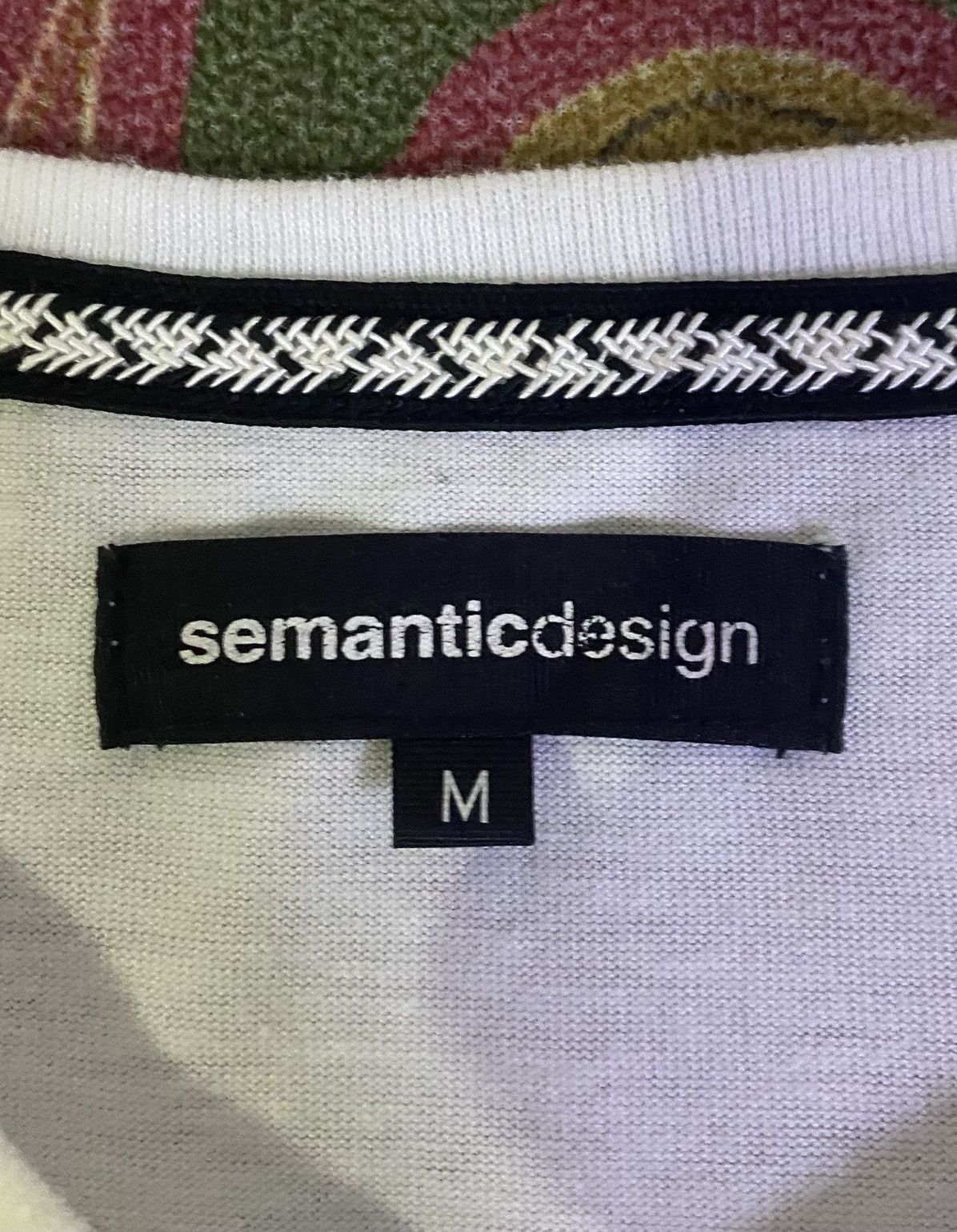 If Six Was Nine Japanese Brand Semantic Design Poem Vneck T-Shirt Size US S / EU 44-46 / 1 - 6 Thumbnail