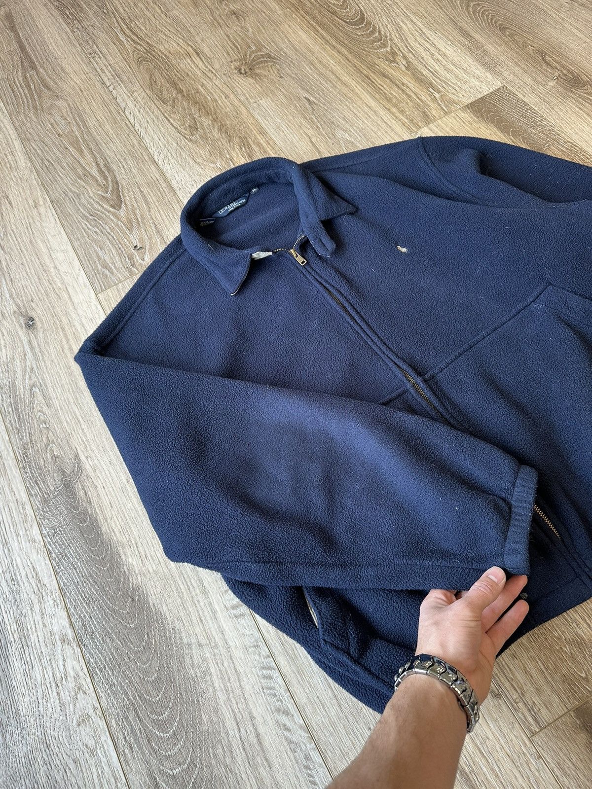Polo Ralph Lauren 90S Polo Ralph Lauren PRL Fleece Basic Sherpa Light Jacket Size US XL / EU 56 / 4 - 9 Thumbnail