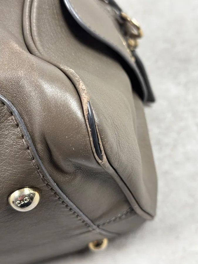 Dolce & Gabbana AW2010 Dolce & Gabbana Taupe Multi-Zip Leather Lily Bag Size ONE SIZE - 11 Thumbnail