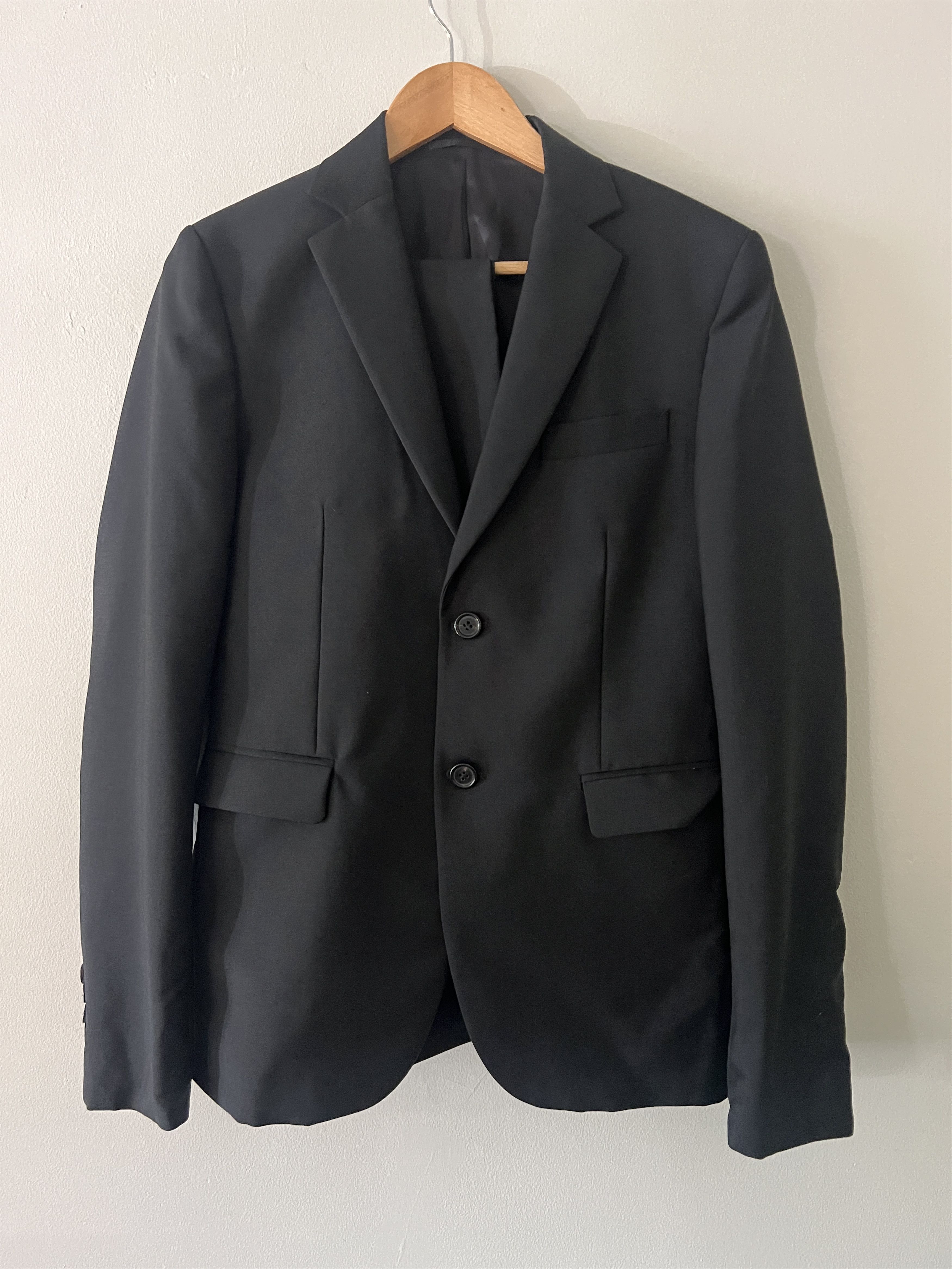 Acne Studios Acne Studios Black Suit Size 44S - 1 Thumbnail