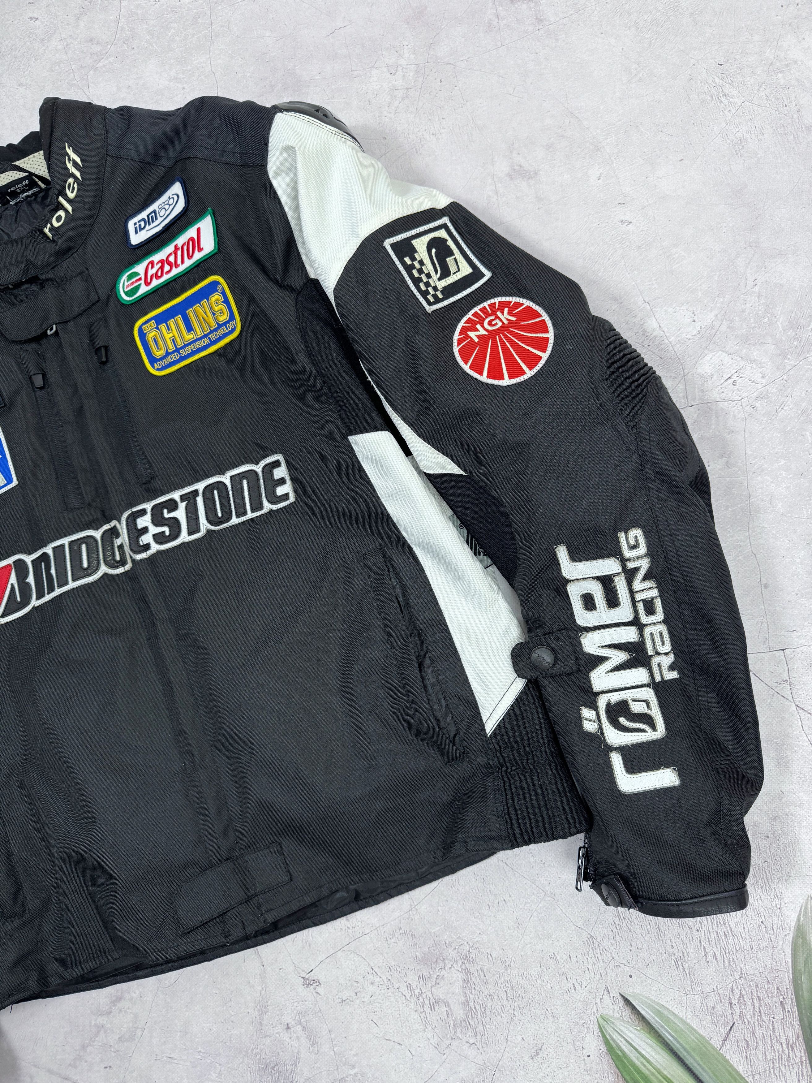 Other Roleff Moto Racing Jacket Bridgestone Castrol Romer Helmets Size US XXL / EU 58 / 5 - 9 Thumbnail