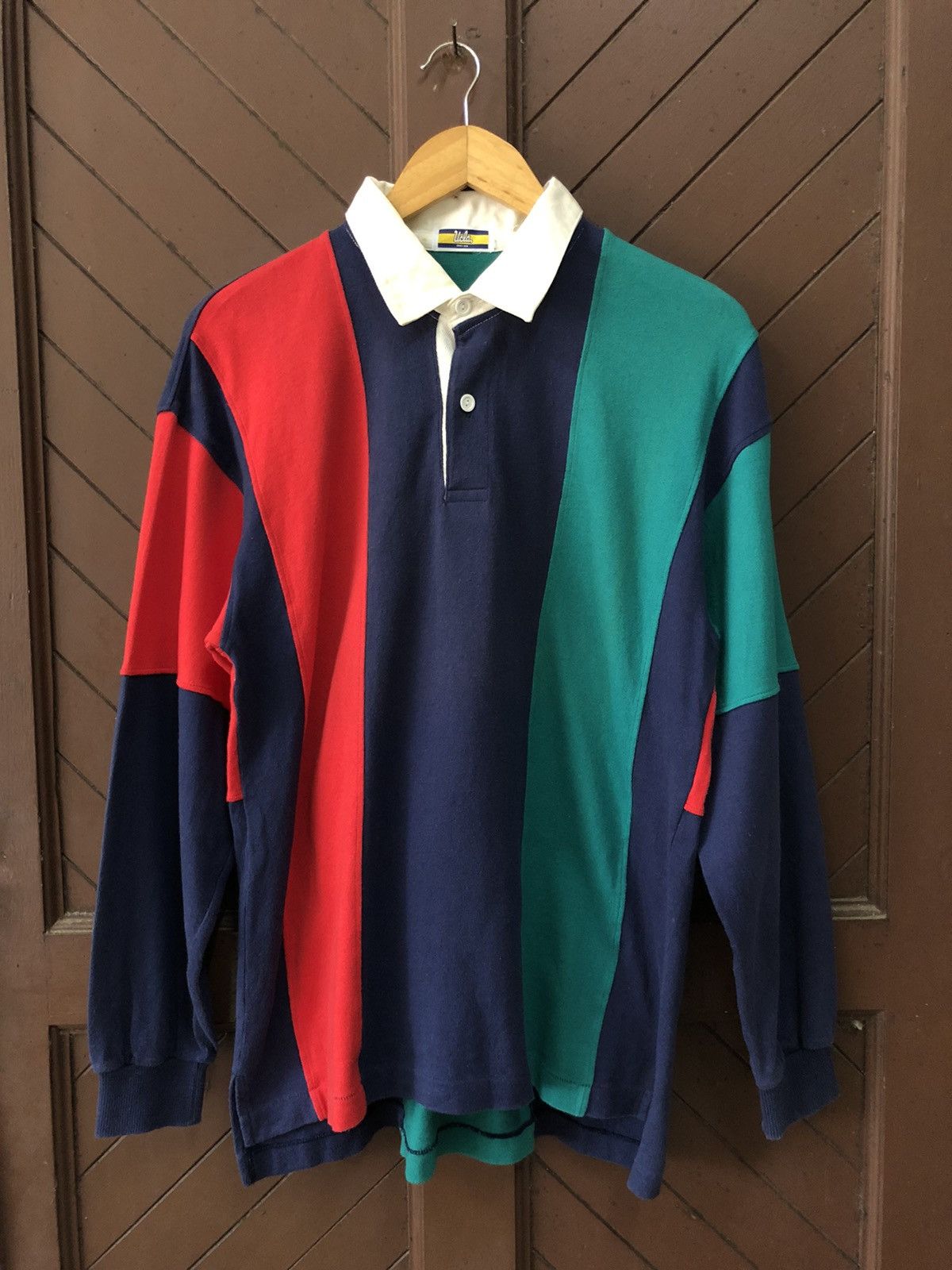 Vintage Vintage 90s UCLA Bruins Long Sleeve Polo Rugby Shirt Size US L / EU 52-54 / 3 - 2 Thumbnail