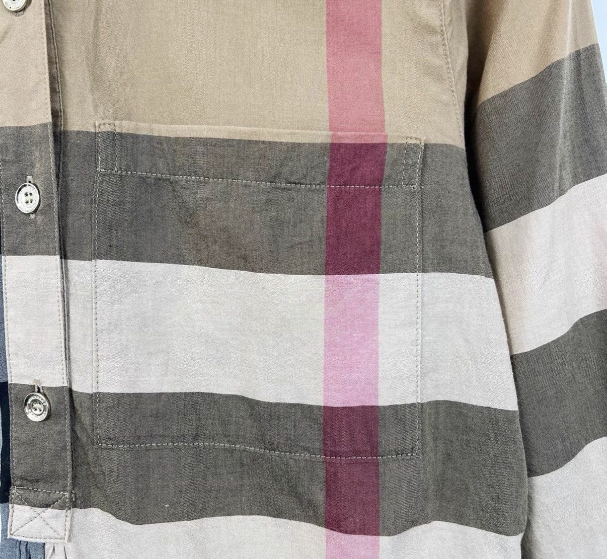 Burberry Burberry check shirt-style half-sleeve dress K12 Size XS / US 0-2 / IT 36-38 - 4 Thumbnail