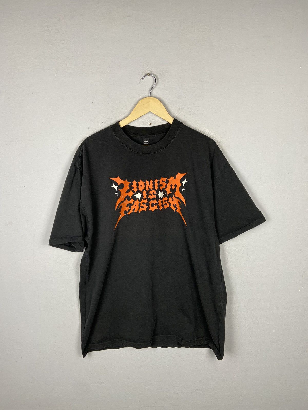 Other WORDING TEE TERRORIST IS FASCISM Size US XL / EU 56 / 4 - 1 Thumbnail