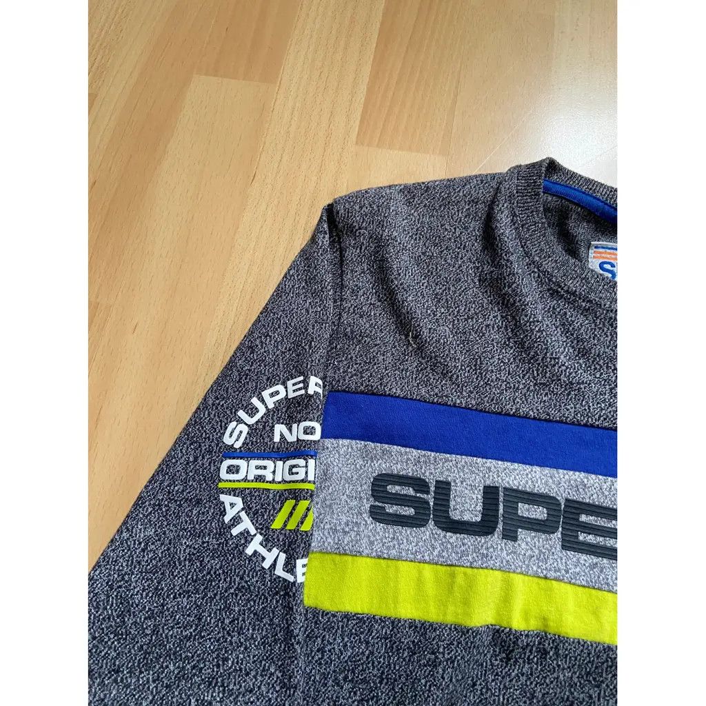 Superdry Superdry Long Sleeve Tee – Grey (M) Size US M / EU 48-50 / 2 - 1 Thumbnail