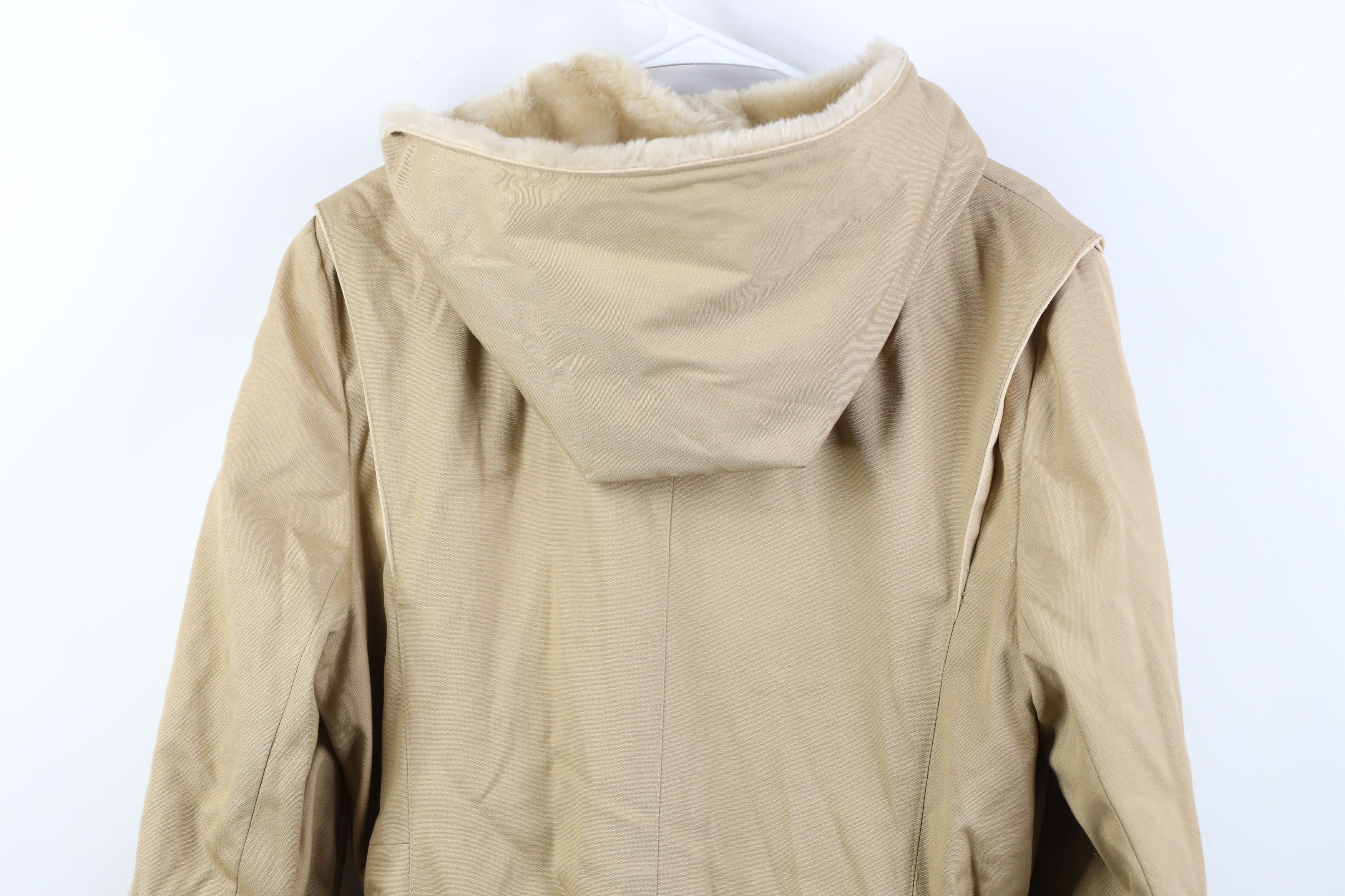 Vintage Vintage 70s Streetwear Lined Hooded Trench Coat Jacket USA Size XXL / US 16-18 / IT 52-54 - 13 Thumbnail
