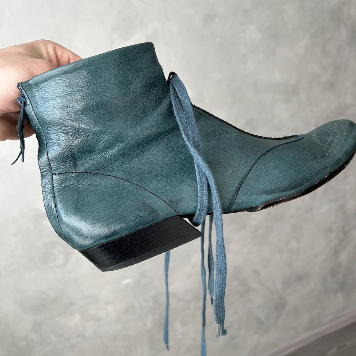 Marithe + Francois Girbaud Rare Marithé + François Girbaud Leather Ankle Boots Size US 7 / EU 40 - 15 Thumbnail