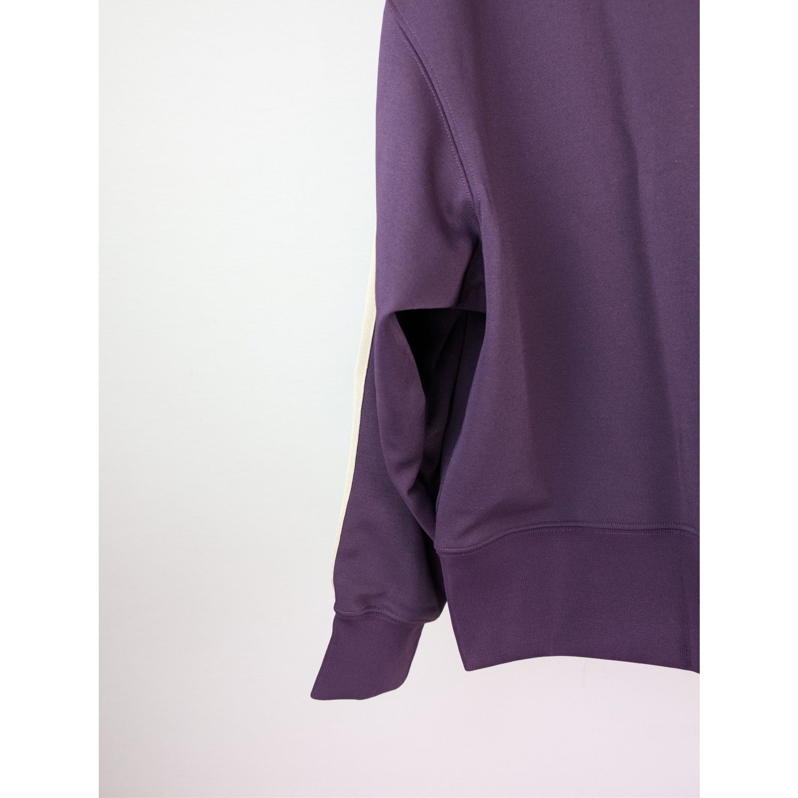 Palm Angels o1rshd1 Classic Logo Track Hoodie in Dark Purple / Off-White Size US XL / EU 56 / 4 - 14 Thumbnail