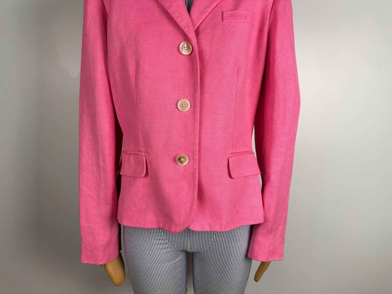 RRL Ralph Lauren Women’s Ralph Lauren Linen Blazer Pink Size 10 Size L / US 10 / IT 46 - 3 Thumbnail