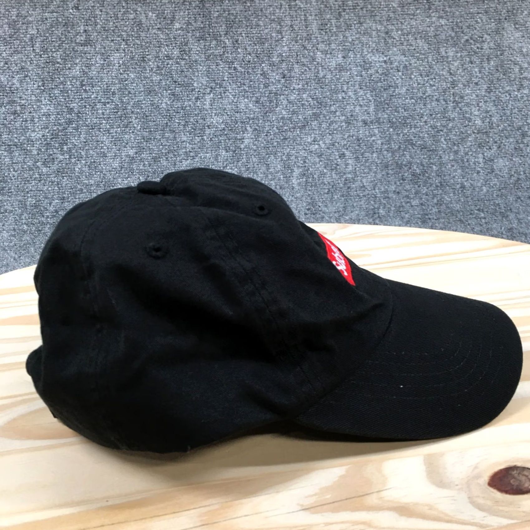 Logo 7 Submit Baseball Cap Unisex Black OS Adjustable Curved Brim Embroidered Logo Size ONE SIZE - 6 Thumbnail