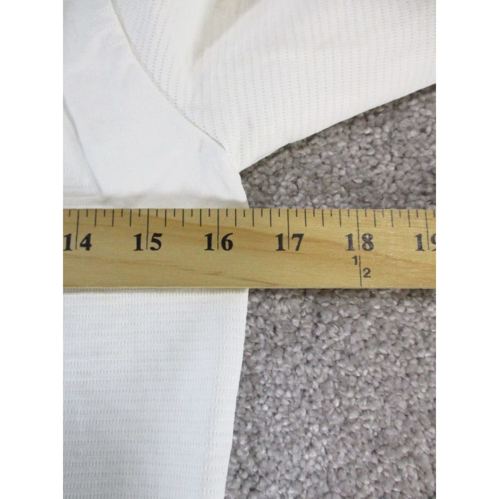 Athleta VINTAGE Athleta Sweater Women's Medium Pullover Knit Long Sleeve Mock Neck White Casual Size M / US 6-8 / IT 42-44 - 6 Thumbnail