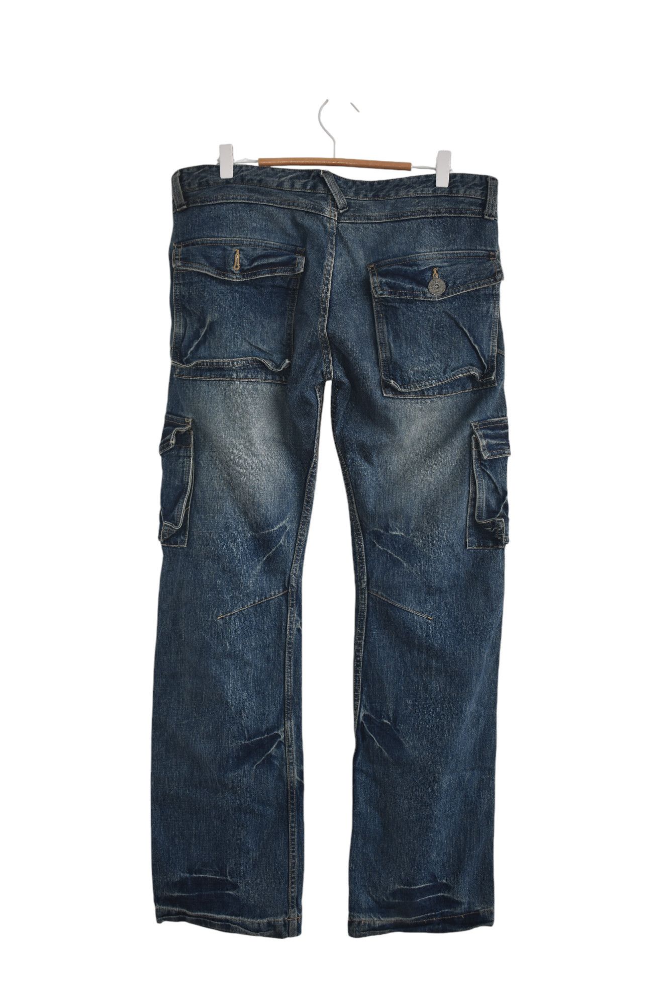 Hysteric Glamour × Japanese Brand Japanese Cargo Jeans 7 Pocket W34 Size US 34 / EU 50 - 2 Thumbnail