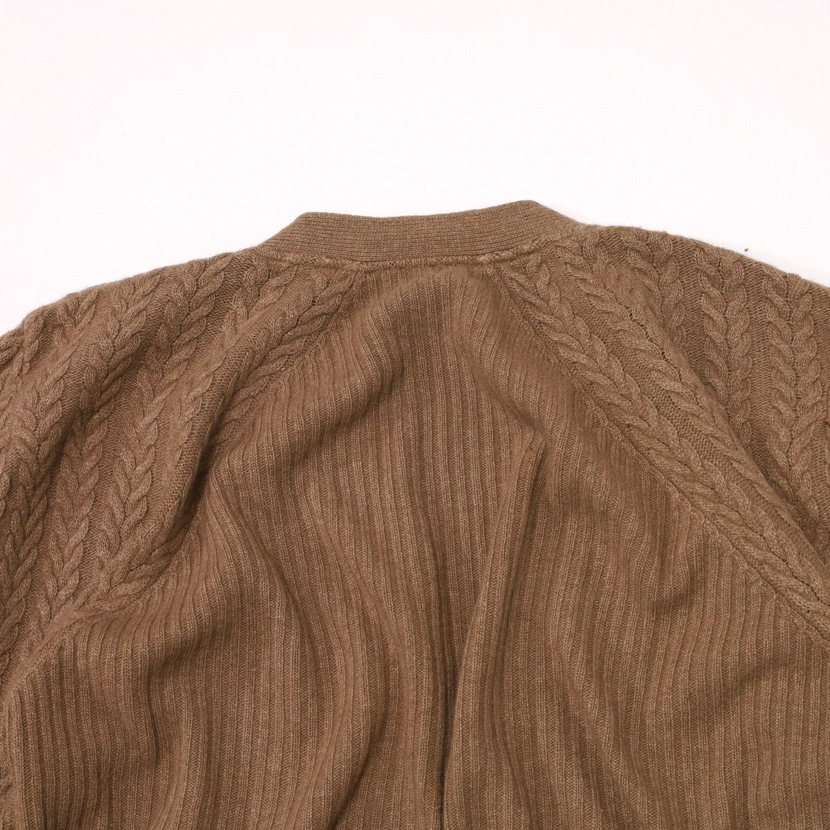 Brunello Cucinelli Rivamonti by Brunello Cucinelli Cable Knit Cardigan Sweater Size XL / US 12-14 / IT 48-50 - 16 Thumbnail