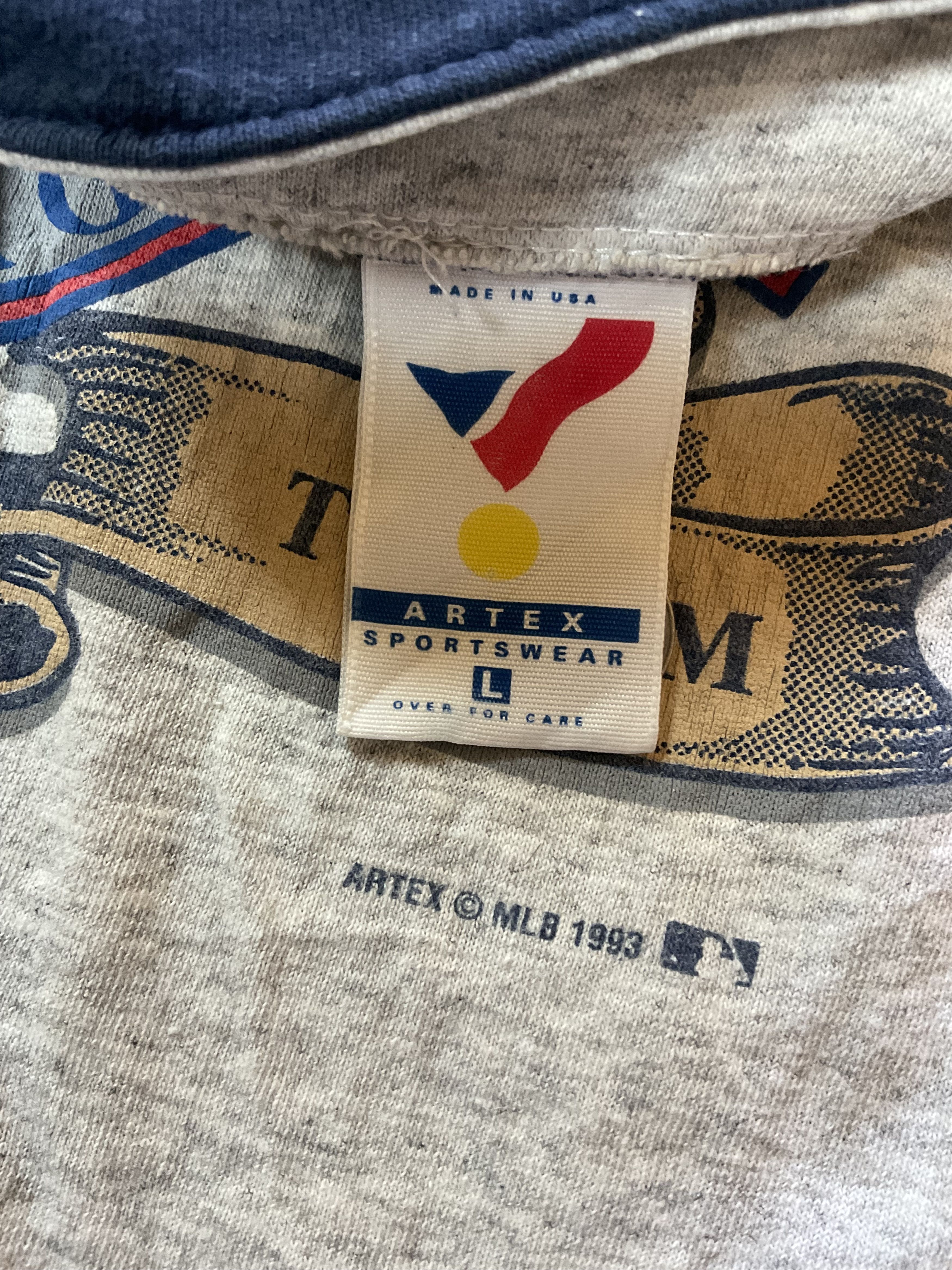 MLB Vintage 90s 1993 MLB Atlanta Braves Baseball Jersey Cotton Size US L / EU 52-54 / 3 - 5 Thumbnail