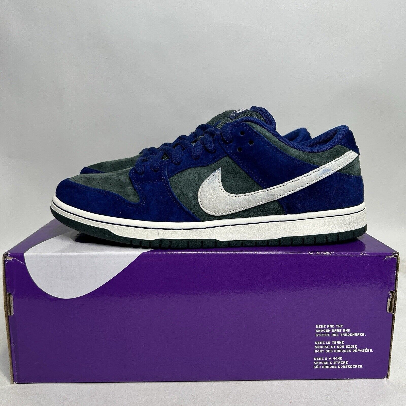 Nike Nike SB Dunk Low “Deep Royal Vintage Green” 2024 Size US 11.5 / EU 44-45 - 5 Thumbnail
