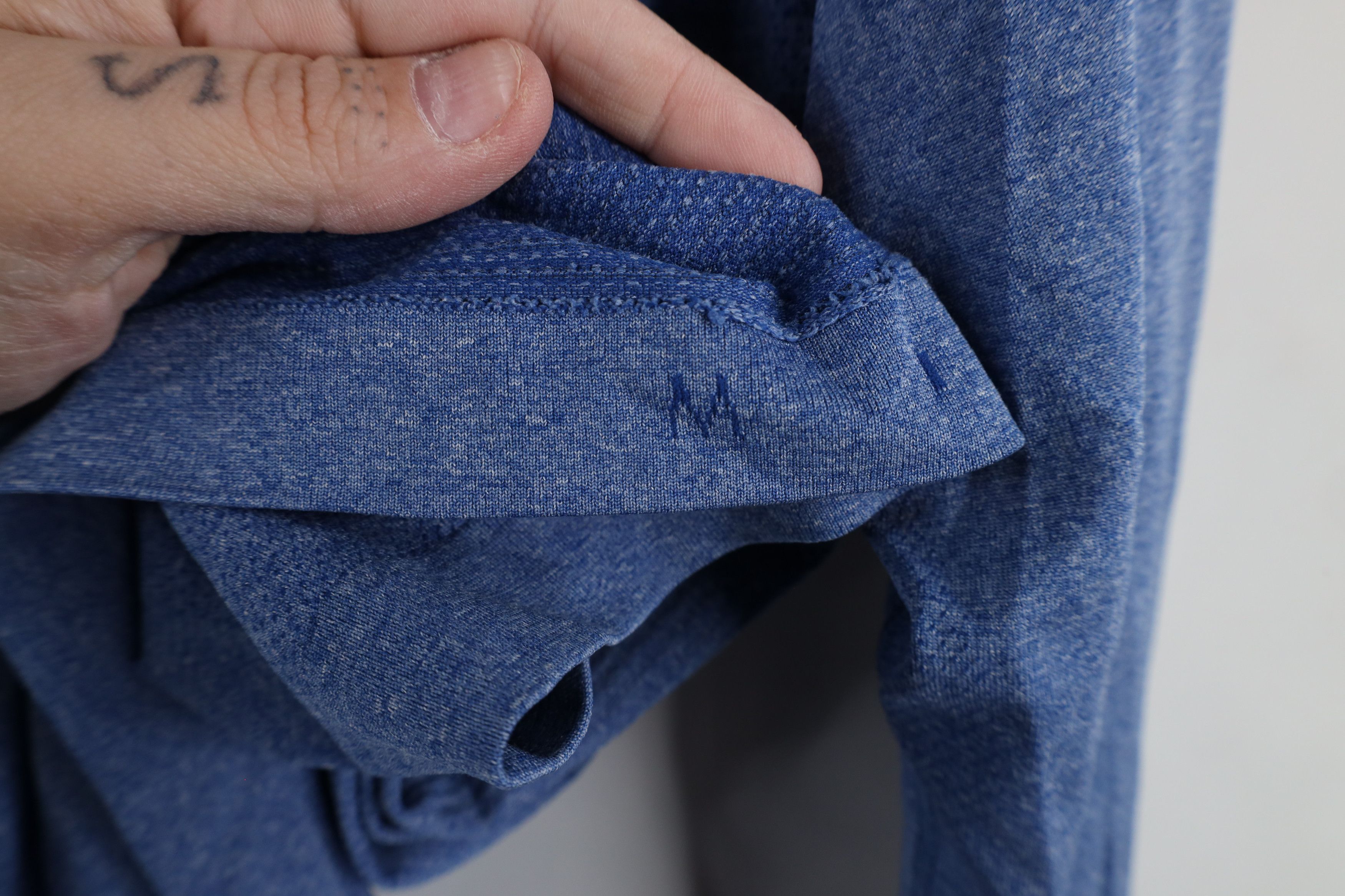Lululemon × Vintage Lululemon Vent Tech Knit Half Zip Pullover Top Shirt Blue Size US M / EU 48-50 / 2 - 5 Thumbnail