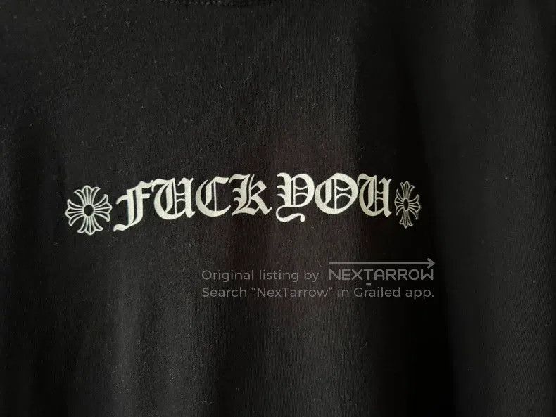 Chrome Hearts CHROME HEARTS Black Sanskrit back swear word 'love you' sh Size US M / EU 48-50 / 2 - 4 Thumbnail