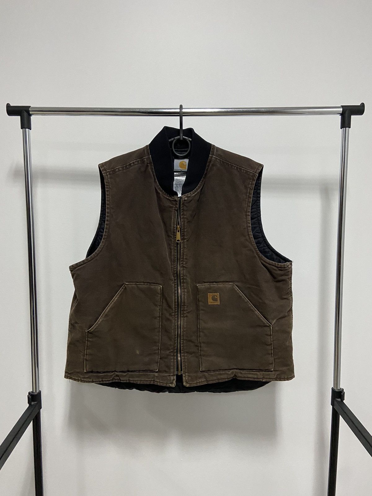 Carhartt × Vintage Carhartt work vest logo zip vintage Size US XL / EU 56 / 4 - 1 Thumbnail