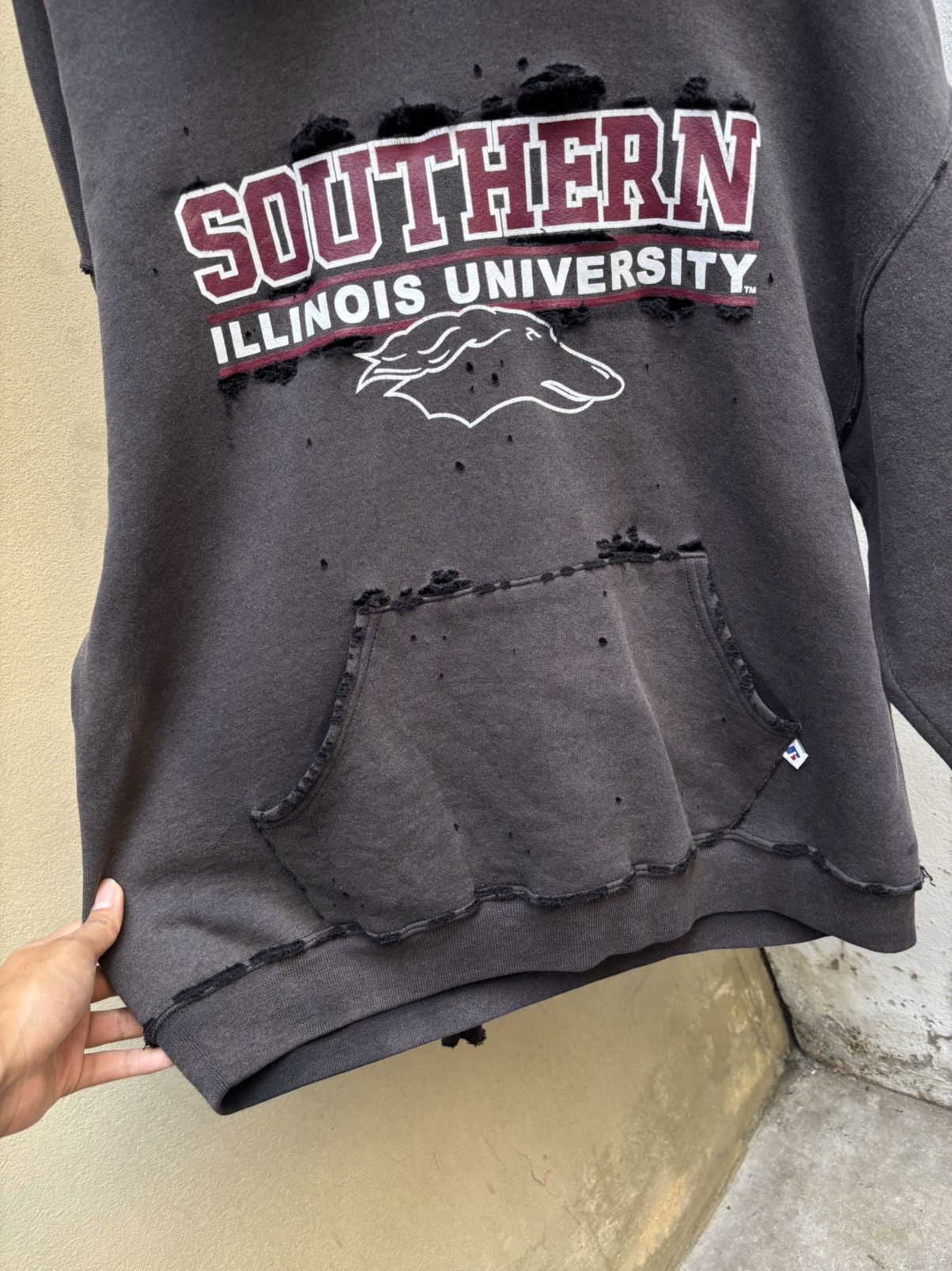 Vintage Faded Distressed Thrashed SOUTHERN Hoodie ERD Grunge Size US L / EU 52-54 / 3 - 11 Thumbnail