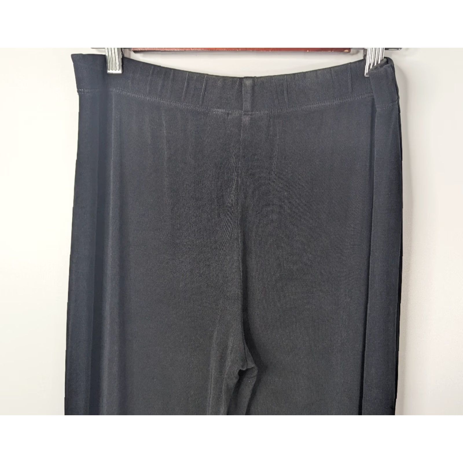 Vintage Chico's Travelers Women's Pants Black Elastic Waist Straight 8 Medium Regular Size 32" / US 10 / IT 46 - 4 Thumbnail