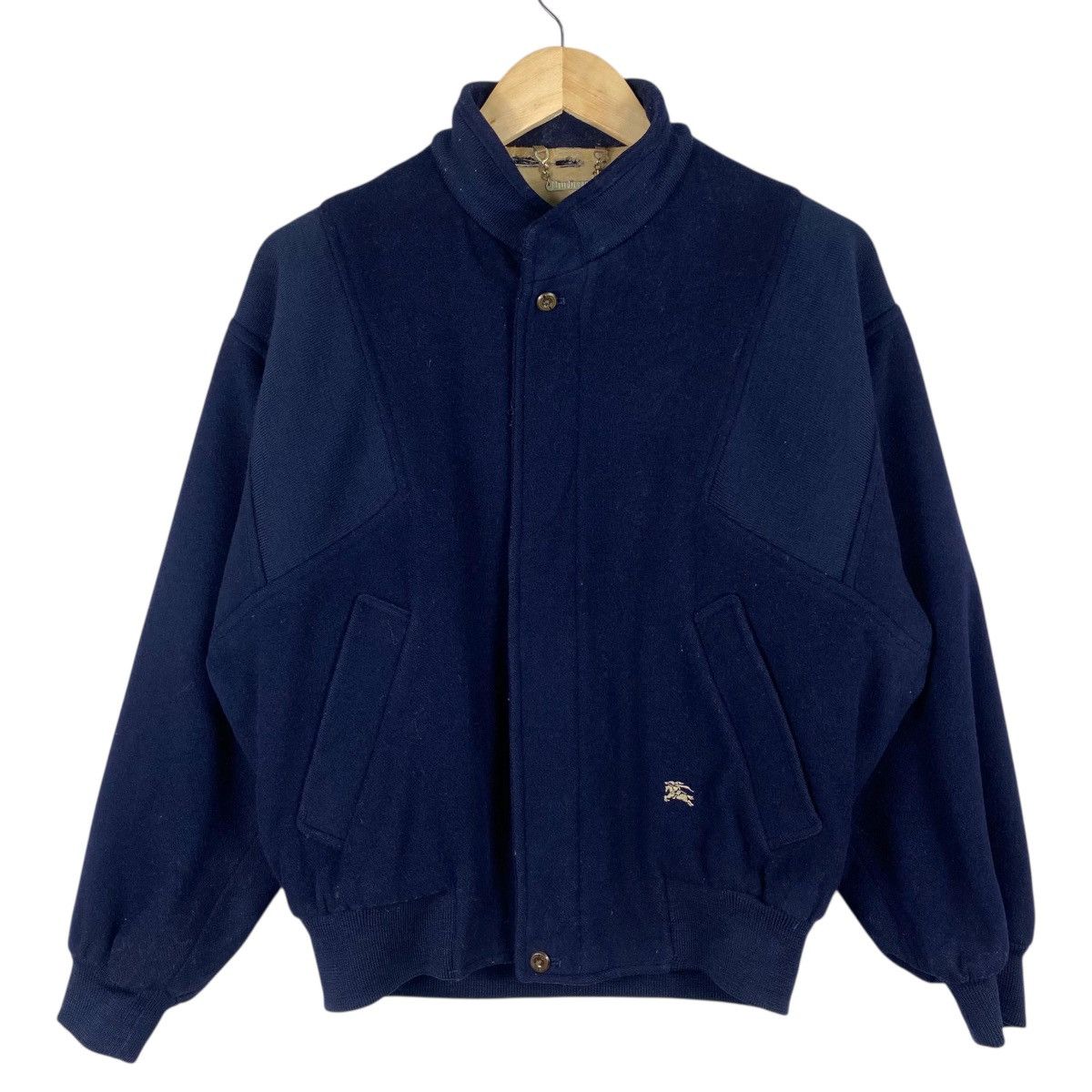 Burberry Prorsum 💥 90s BURBERRYS WOOL BOMBER JACKET Size US S / EU 44-46 / 1 - 1 Thumbnail