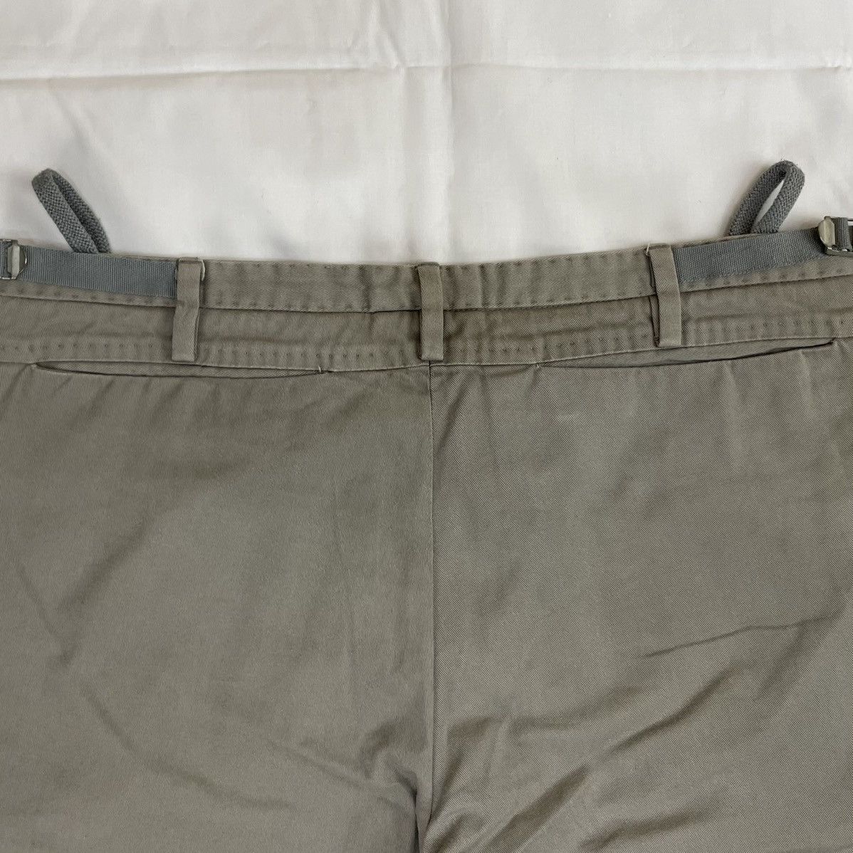 Helmut Lang 2004 Helmut Lang Double Fly Hand Stitch Tailor Pants Vintage Size US 32 / EU 48 - 6 Thumbnail