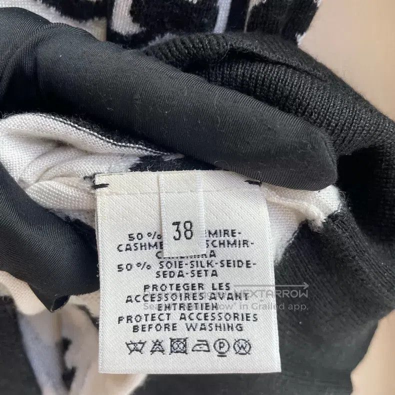 Hermes Hermes Horseshoe Pig Nose Cashmere and Silk Blend Top, Bla Size XS / US 0-2 / IT 36-38 - 6 Thumbnail