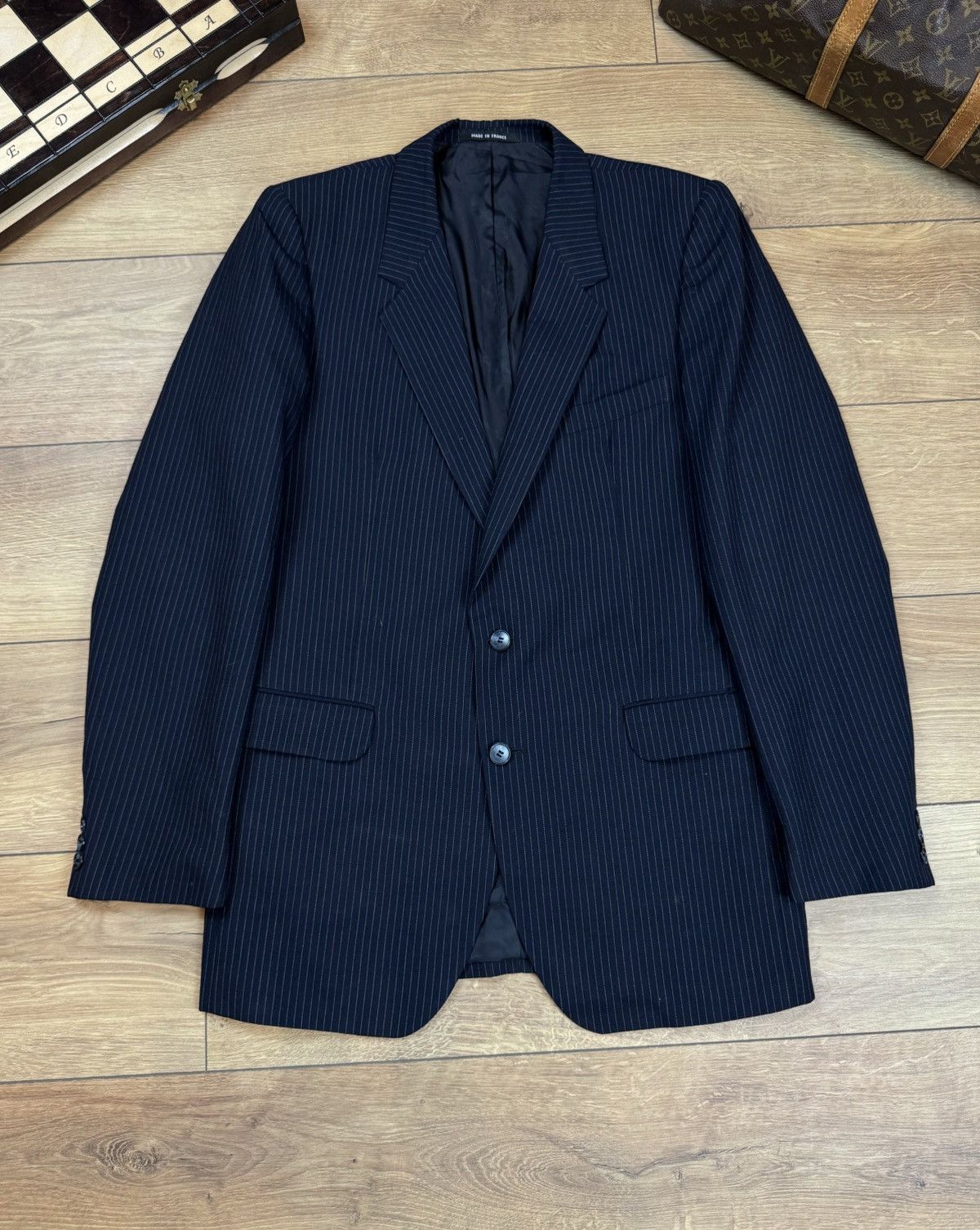 Yves Saint Laurent Vintage wool blazer Yves Saint Laurent original luxury item Size 48L - 1 Thumbnail