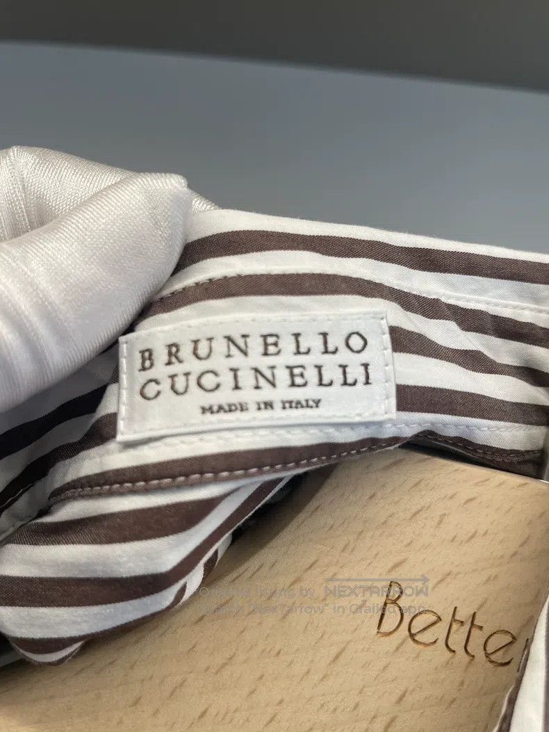Brunello Cucinelli Brunello Cucinelli Striped Shirt Size M / US 6-8 / IT 42-44 - 2 Thumbnail