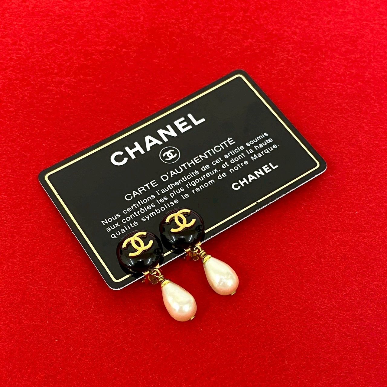 Chanel Chanel Chanel Coco Mark Pearl Earrings Metal Earrings DUTY FREE for USA Size ONE SIZE - 1 Thumbnail