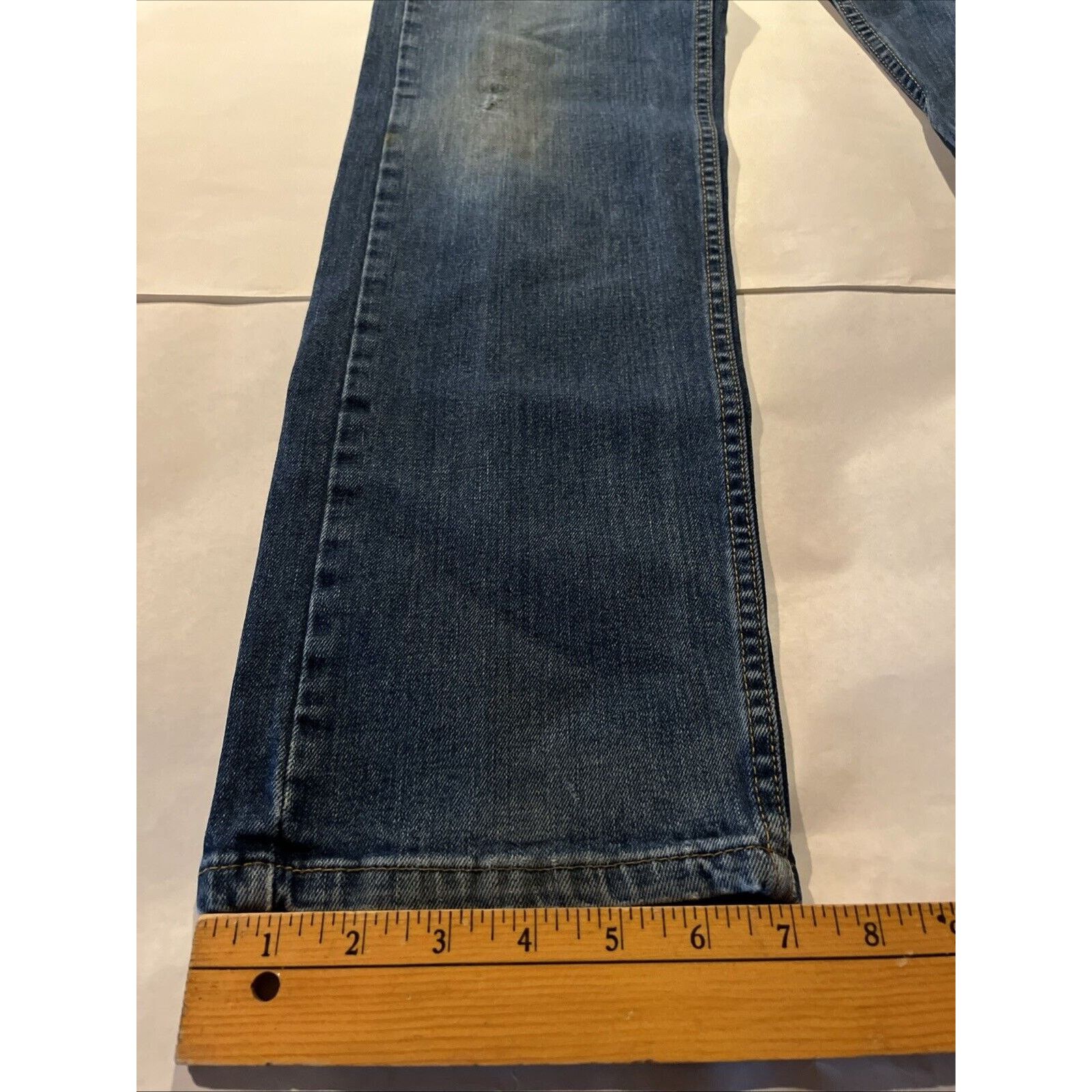 Levi's Levi’s 505 Jeans Men’s 32x32 Reg Straight Denim Cotton Blue Size US 31 - 8 Thumbnail