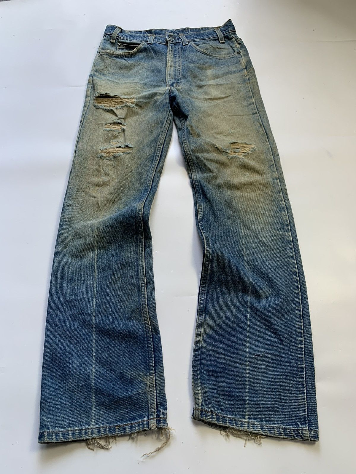 Levi's Vintage Clothing levis 517 vintage 80s blue jeans wash pant Size US 31 - 1 Thumbnail
