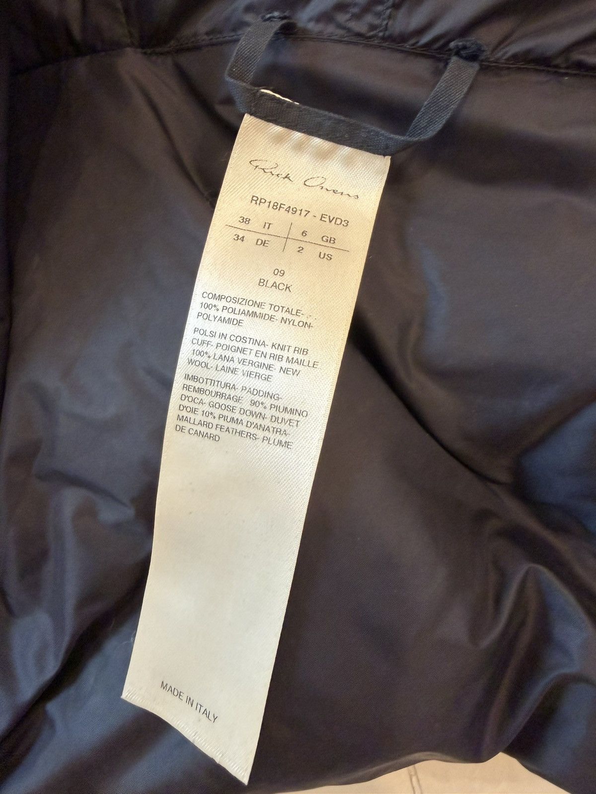 Rick Owens RICK OWENS SISYPHUS DOWN JACKET Size M / US 6-8 / IT 42-44 - 4 Thumbnail