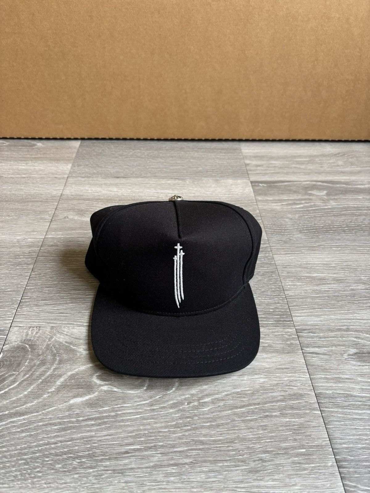 Chrome Hearts Chrome Hearts RS3 Black Denim Hat Size ONE SIZE - 1 Thumbnail