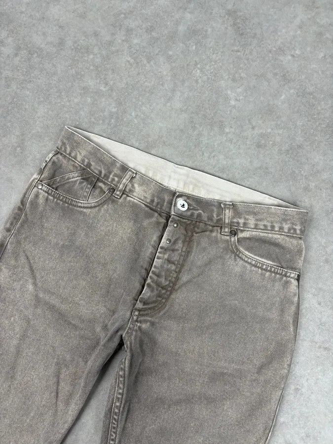 Maison Margiela SS2012 Maison Margiela Beige Denim Signature Distressed Shorts Size 26" / US 2 / IT 38 - 6 Thumbnail