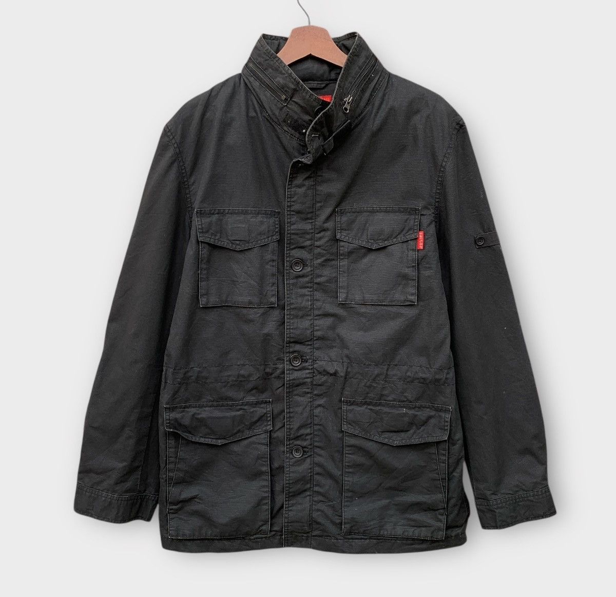 Japanese Brand 291295 HOMME LABO MILITARY ZIPPER JACKET DOUBLE POCKET Size US M / EU 48-50 / 2 - 2 Thumbnail