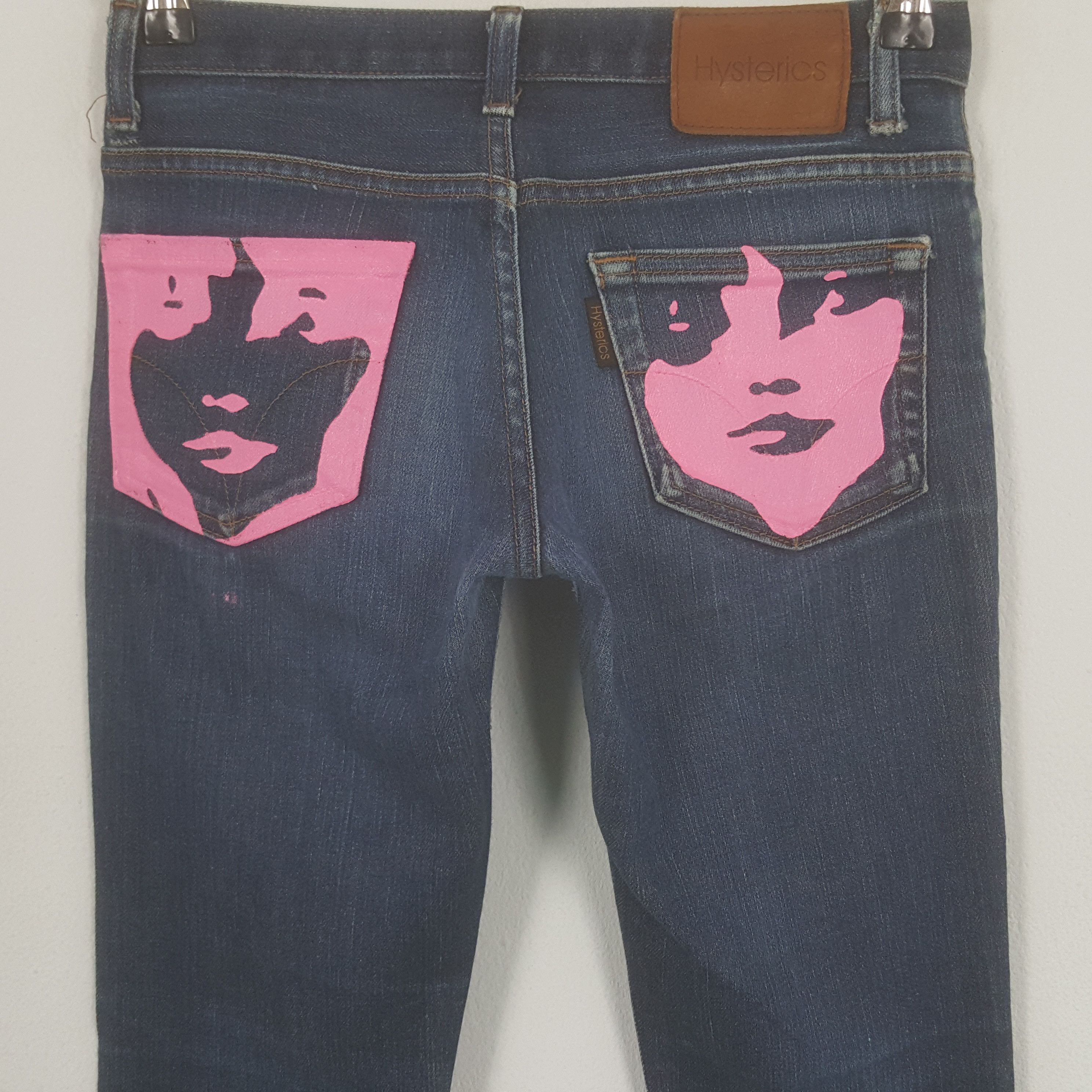 Hysteric Glamour × If Six Was Nine × Vintage Vintage Hysteric Glamour Custom Logo Pocket Denim Jeans Size 27" / US 4 / IT 40 - 2 Thumbnail