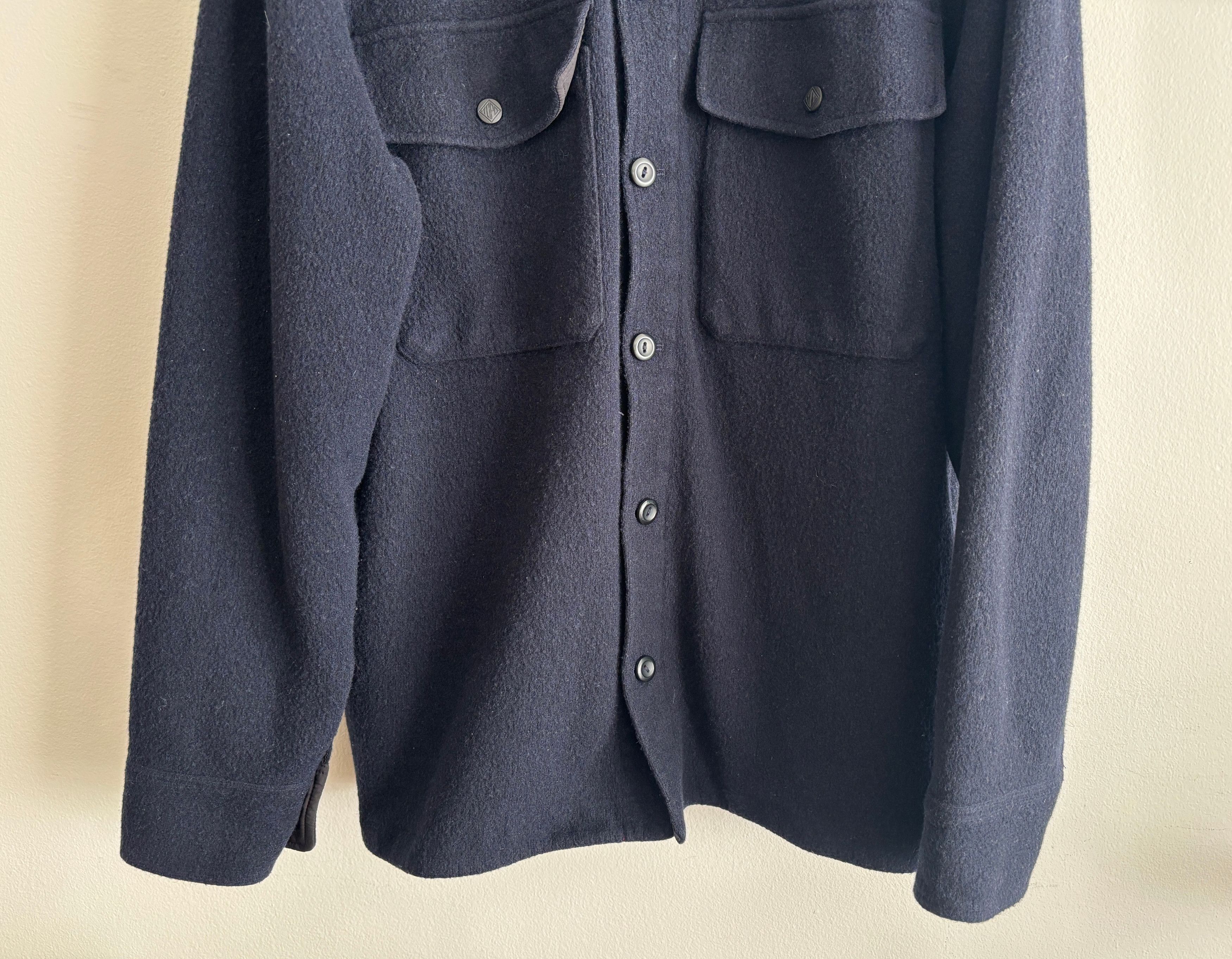 Topo Designs $170 Navy Blue Wool Shirt Jacket/ Shacket/ Overshirt - Large Size US L / EU 52-54 / 3 - 5 Thumbnail