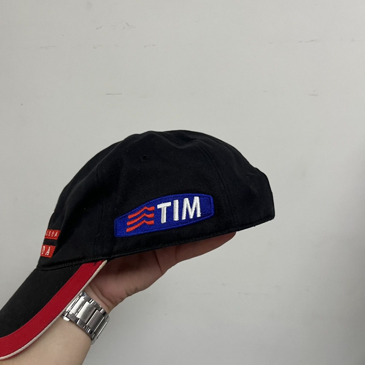 Prada Vintage Prada Luna Rossa Cap Hat Big Logo Size ONE SIZE - 3 Thumbnail