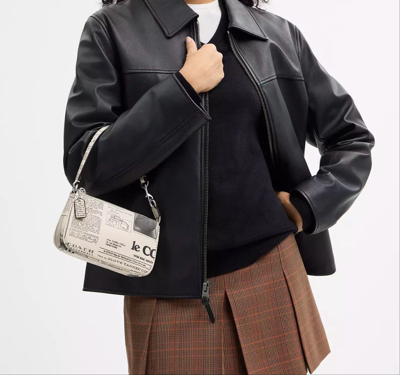 Coach Nwt Coach CDC27 Nolita 19 With Newspaper Print Size ONE SIZE - 8 Thumbnail