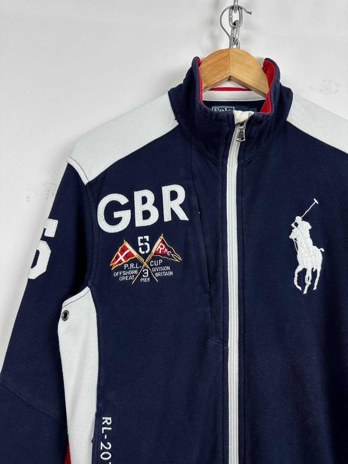 Polo Ralph Lauren Vintage Polo Ralph Lauren GBR Chief Keef Zip Sweatshirt Size US S / EU 44-46 / 1 - 5 Thumbnail