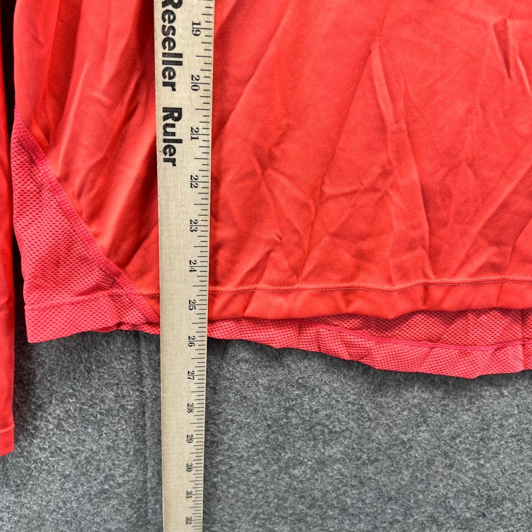 Nike Nike Shirt Women Large Orange Dri-Fit Long Sleeve Athletic Running T‑Shirt Miller Swoosh Size L / US 10 / IT 46 - 4 Thumbnail