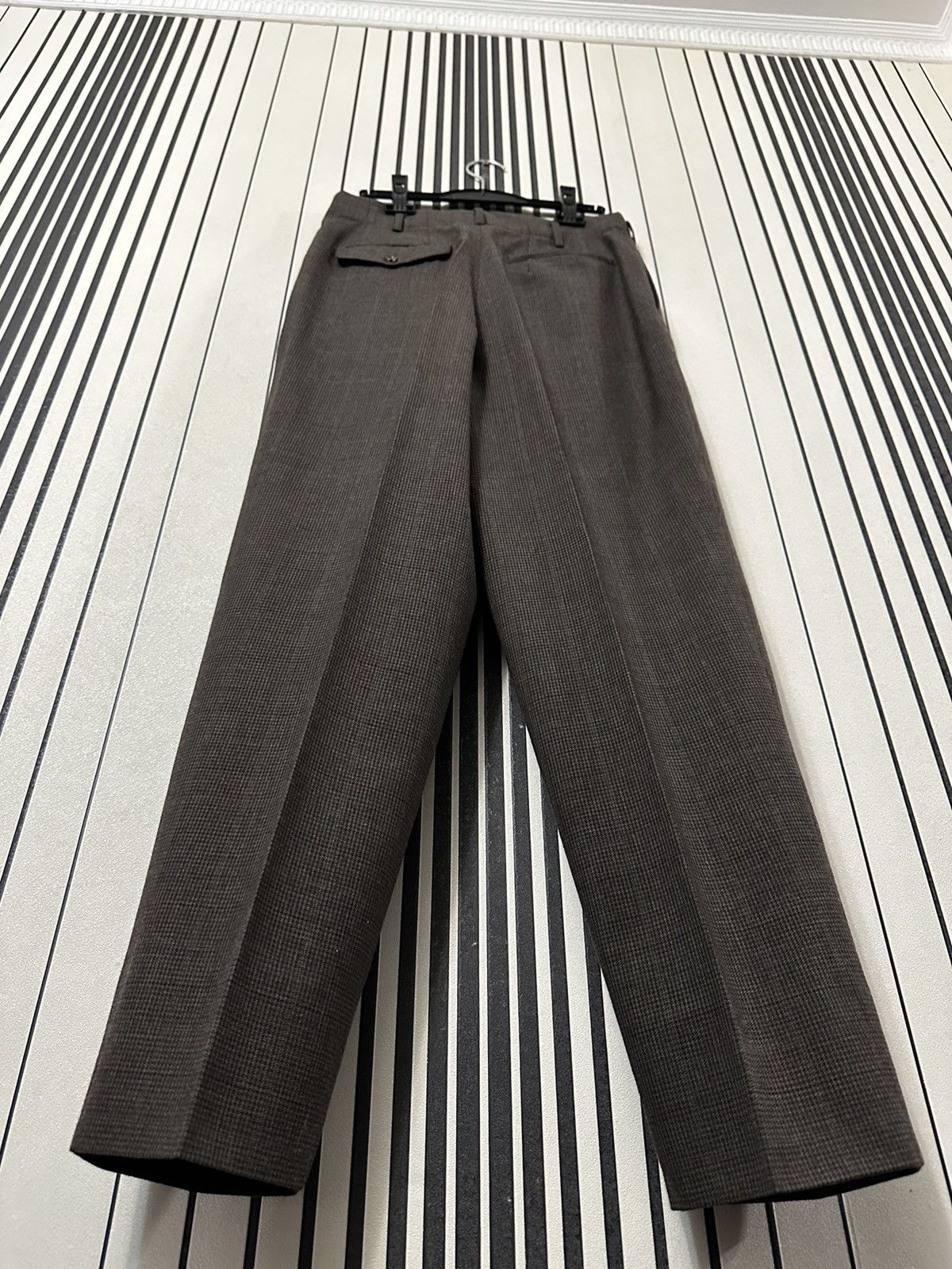 Comme des Garcons A/W89 Comme des Garcons Plaid Brown/Gray Luxury Wool Suit Size 48R - 16 Thumbnail