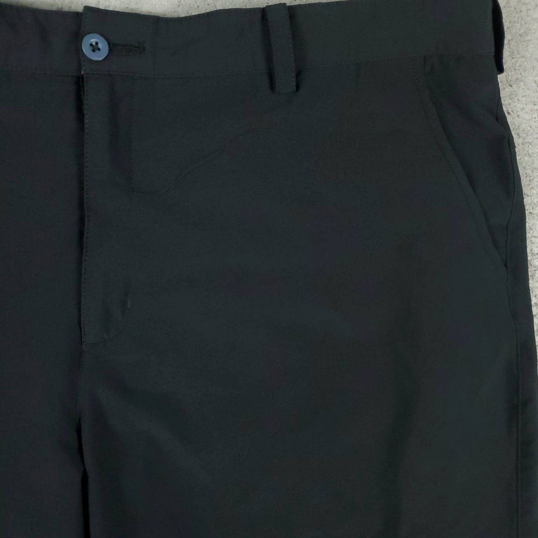 Nike Nike Shorts Mens 40 Black Dri Fit Flat Front Chino Casual Golf Swoosh Logo Polyester Regular Waist 40 Mens Black Nike Shorts Size US 40 / EU 56 - 3 Thumbnail